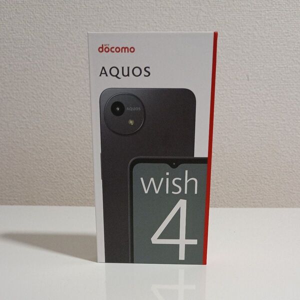 AQUOS wish4 ブラック ドコモ SIMフリー 未使用品