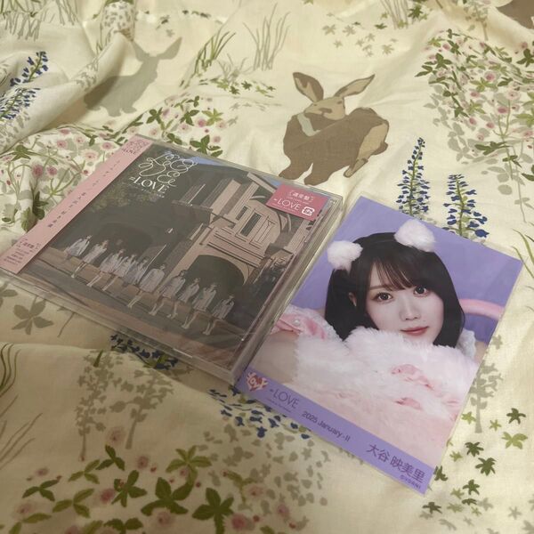 大谷映美里 とくべチュ、して/恋人以上、好き未満 生写真 猫衣装 通常版CD ヨリ