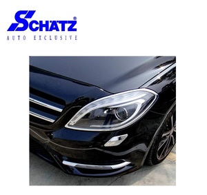 【SCHATZ】 シェッツ Mercedes Benz Bクラス W246 ヘッドライト フレーム (クローム) 2011y/11～2014y/11 ヘッドランプ リング 2469070