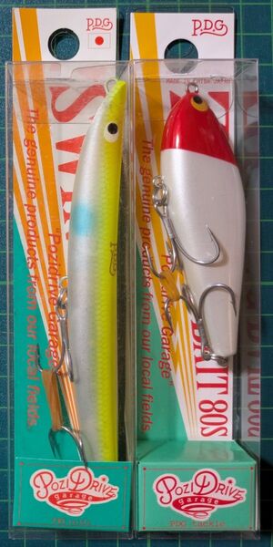 ZIGZAG BAIT 80S 17g レッドヘッド スウィングウォブラー125S 26g ゴーストハニーボラ 2本セット