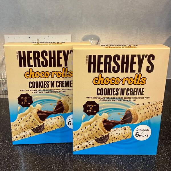 【2箱】ハーシーズ チョコロールクッキークリーム