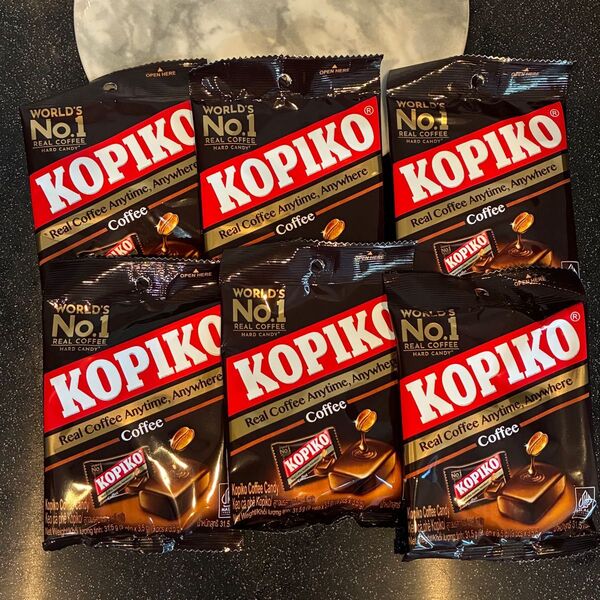 (6袋)コピコ KOPIKO コーヒーキャンディー 韓国 お菓子
