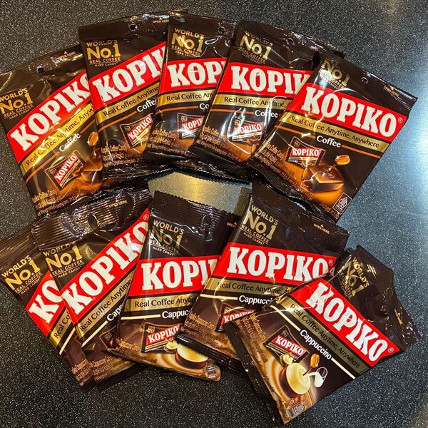 【10袋】KOPIKO コピコ コーヒーキャンディ 5袋カプチーノキャンディ5袋 飴 キャンディ 韓国 コーヒー 各31.5g