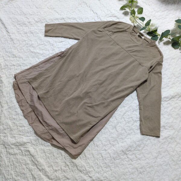 【chocol raffine robe】チュニック ベージュ レディース Fサイズ