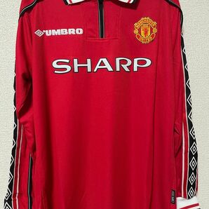 マンチェスター・ユナイテッド UMBRO ゲームシャツ ベッカム アンブロ 長袖 L