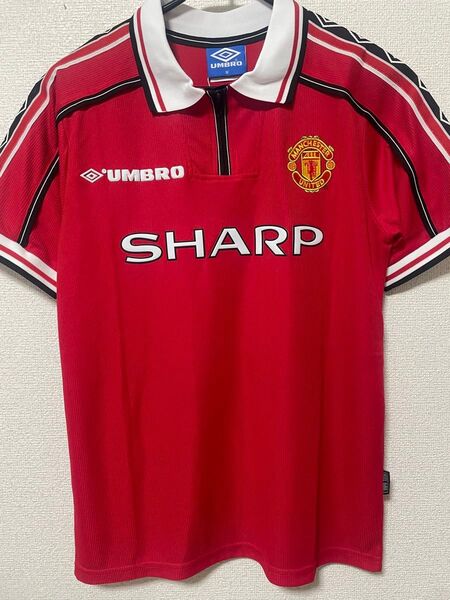 マンチェスター・ユナイテッド UMBRO ゲームシャツ ベッカム アンブロ 半袖 Lサイズ