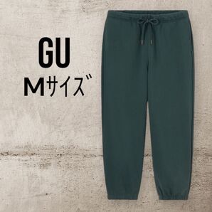 GU ジーユー ヘビーウェイトスウェットワイドイージーパンツ M