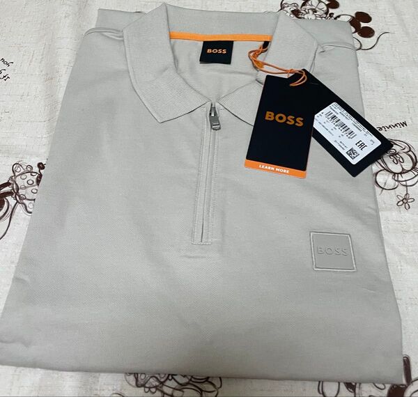 HUGO BOSS 新品未使用 メンズ ハーフジップアップポロシャツM