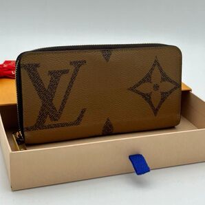 極上美品 ルイヴィトン ジッピーウォレット モノグラム リバース ジャイアント 長財布