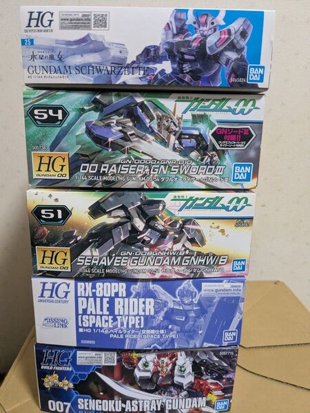 セラヴィー ペイルライダー oognソードⅢ 戦国アストレイ シュヴァルゼッテ HG バンダイ 未組立
