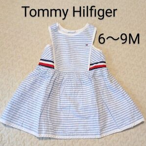 TOMMY HILFIGER トミー ヒルフィガー ベビー服 ノースリーブ ワンピース 6〜9M
