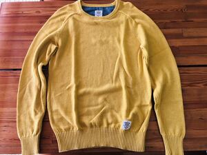 Mr.GENTLEMAN CREW NECK PLAIN COLOR SWEATER