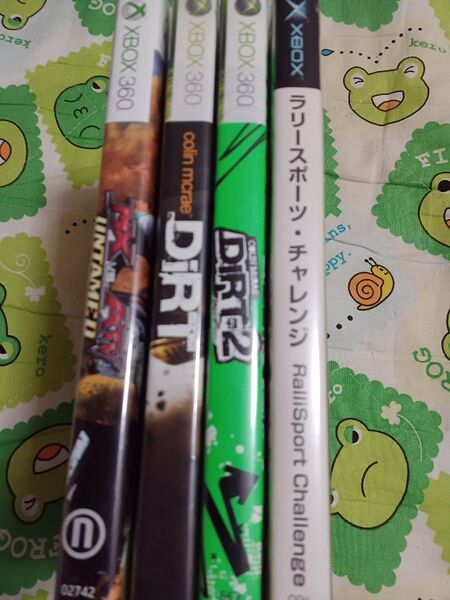 xbox360 DiRT 1 DiRT 2 mx vs atv untamed xboxラリースポーツチャレンジの4枚セット