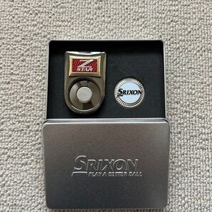 ダンロップ SRIXON Z-STAR ゴルフボールマーカー クリップ付き