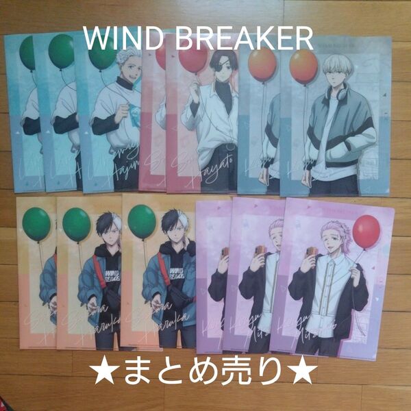 【WIND BREAKER】ウインドブレーカー A4クリアファイル 全5種 13枚セット
