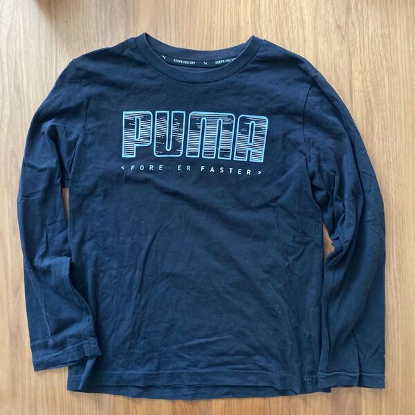 PUMA 長袖Tシャツ ブラック 140 キッズ 子ども