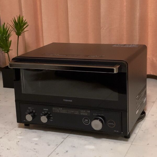 TOSHIBA コンベクションオーブントースター ブラック HTR-R8(K)