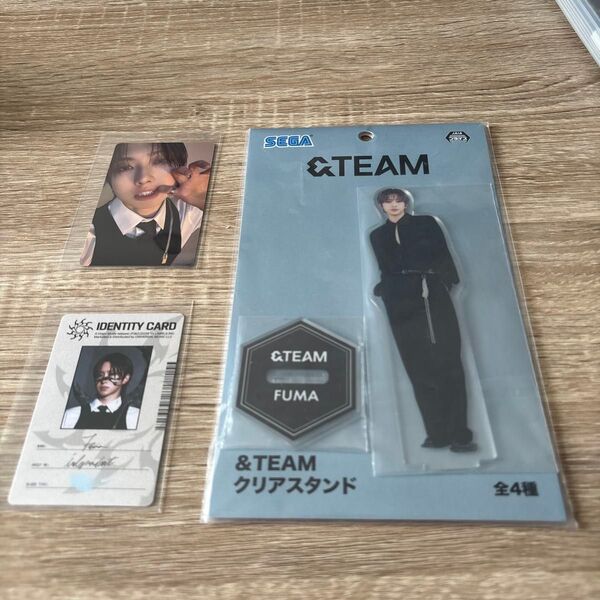 &TEAM 月狼 トレカ クリアスタンド フウマ