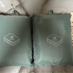新品未使用/タグ付き/無印良品/ポリエステルたためる仕分けケース/ダブル