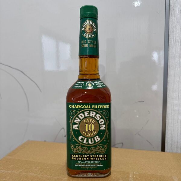 ANDERSON CLUB 10年 アンダーソン クラブ バーボンウイスキー 750ml 43%