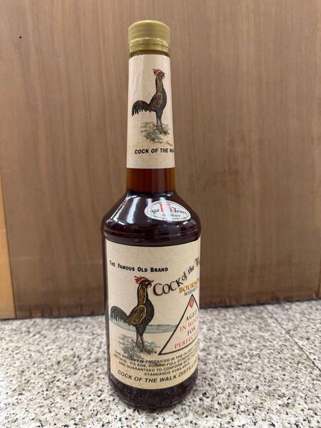 希少 未開栓 コックオブザウォーク 12年 Cock of the Walk 12yoオールドボトル バーボンウイスキー