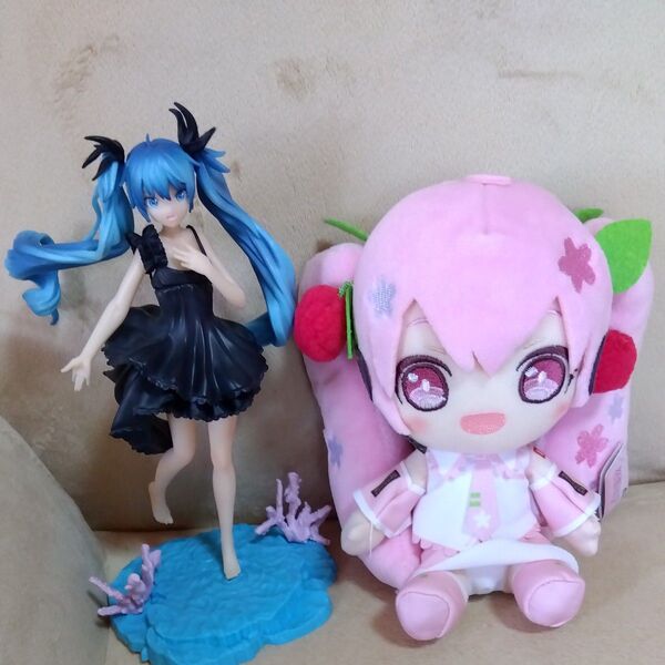 初音ミク 深海少女 フィギュア 桜ミク ぬいぐるみ セット