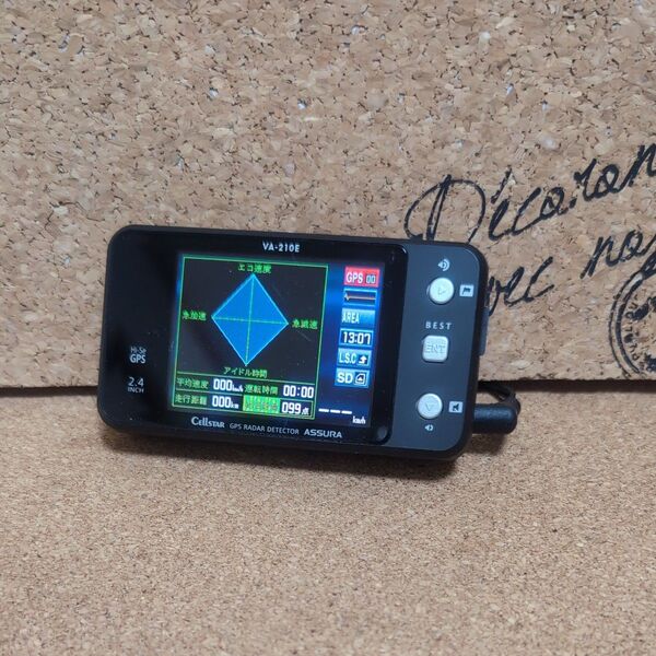 ★cellstar VA-210E レーダー探知機 ASSURA GPSレーダー探知機