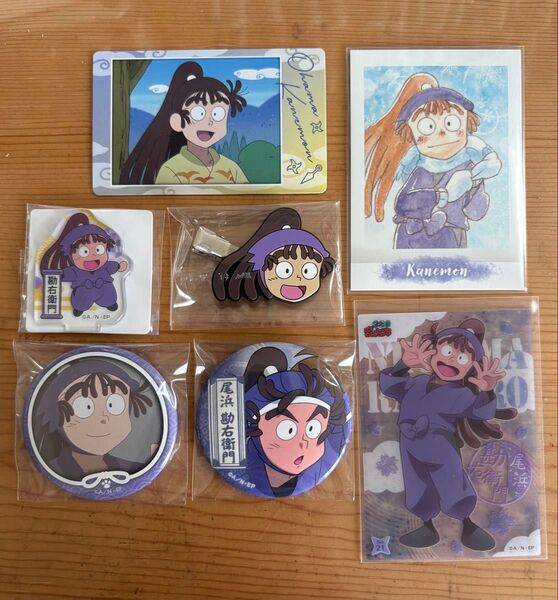 忍たま乱太郎 尾浜勘右衛門 缶バッジ ぱしゃコレ スナップマイド アクリミニ 前髪クリップ クリアカード