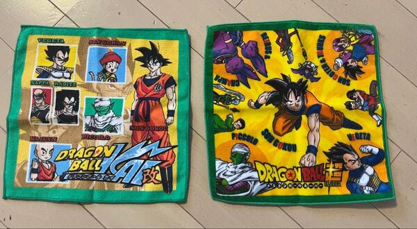 新品 ドラゴンボール ハンドタオル ハンカチ 2枚セット 日本製 綿100%