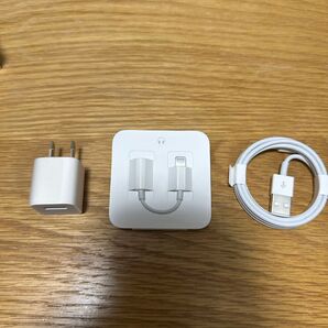 Apple 純正 イヤフォン ヘッドフォンジャック変換アダプタ 電源アダプタ 充電ケーブル