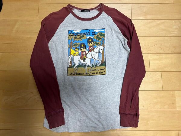 DSQUARED2 長袖 Tシャツ Mサイズ ロンT プリント