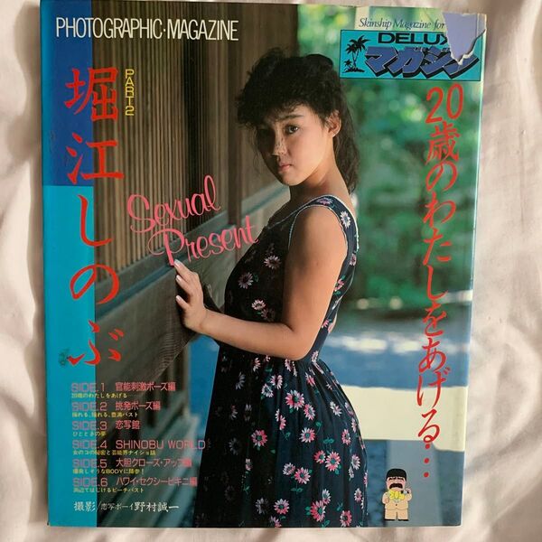 雑誌 デラックスマガジン 1989年8月号 堀江しのぶ 堀江しのぶ 写真集