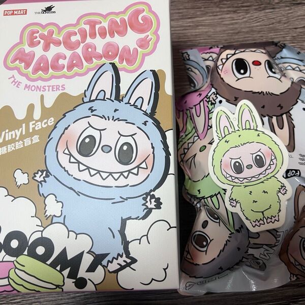 THE MONSTERS LABUBU MACARON Toffee POP MARTポップマート ラブブ Green grape