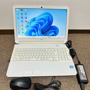 S57 Fujitsuノートパソコンi7高速SSDサクサク動くWindows11