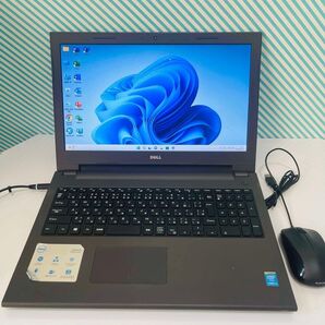 T222 DELLノートパソコンSSD高速 Windows11オフィス付き