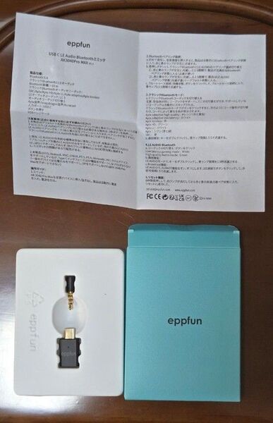 eppfun AK3040Pro MAX Bluetooth 5.4 LE Audio USB-Cトランスミッター 動作確認済み