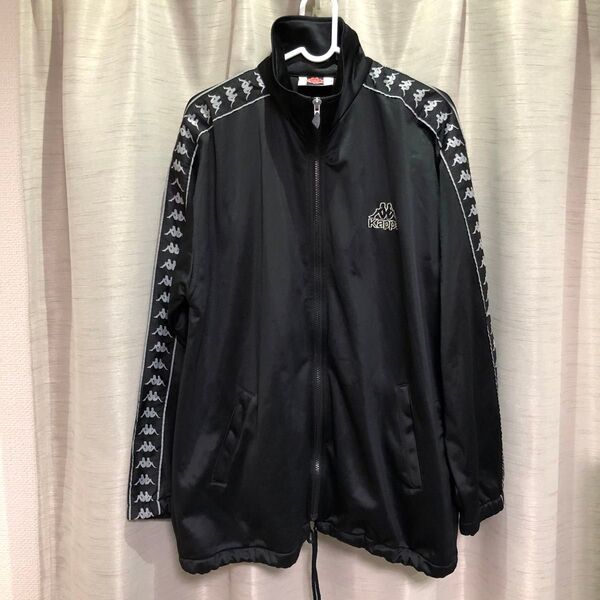 kappa カッパ トラックジャケット ジャージ ブラック 黒 M
