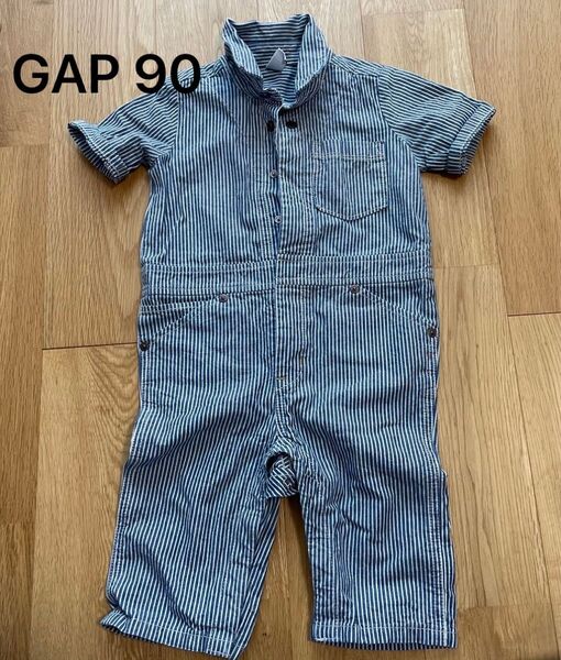 GAP ギャップ つなぎ デニム カバーオール ロンパース 子供服 キッズ 男の子 女の子 90サイズ
