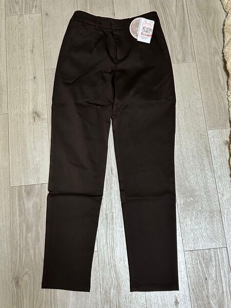 #talbyyumi タックテーバードパンツ S 中茶 ブラウン 裏起毛 秋冬もの