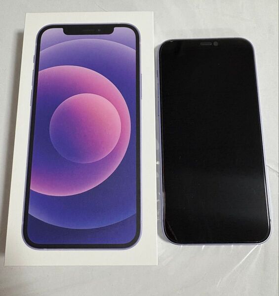 今月16日まで特別価格!早い者勝ちとします。『美品』iPhone12 SIMフリー パープル Apple