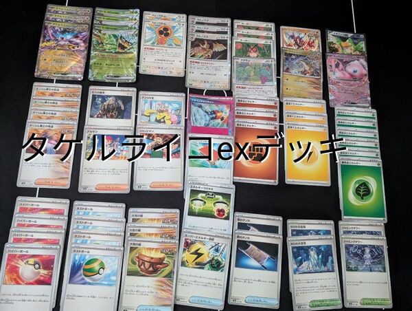 ポケカ 構築済みデッキ タケルライコex ライコポン