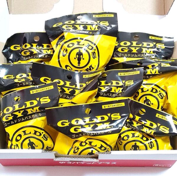 GOLD'S GYM ゴールドジム バスボール バスボム マスコット フィギュア 10個