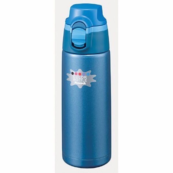 【箱無し水筒のみ】ピーコック ステンレスボトル 保冷専用 0.5L メタリックブルー