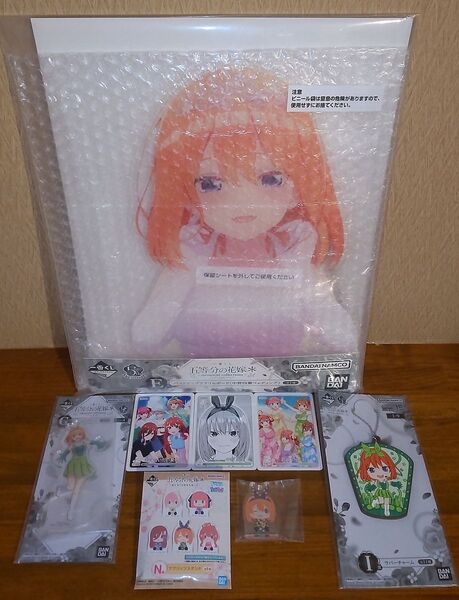 一番くじ 五等分の花嫁* ~memorial collections~E賞 バストアップアクリルボード(中野四葉ウェディング)
