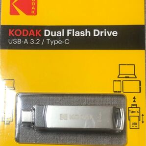 KODAK 64GB USB-A3.2 / Type-C 新品即納