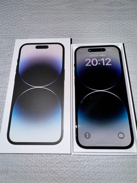 iPhone 14 Pro 128GB スペースブラック 本体 箱、充電器付き SIMフリー