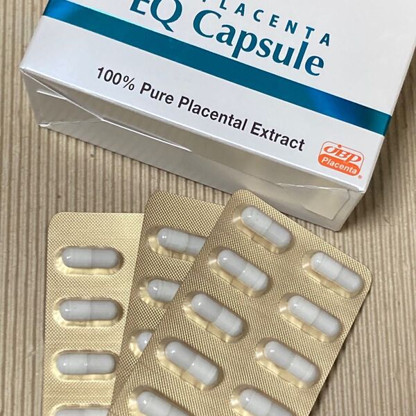 【開封品】日本生物製剤 JBPプラセンタ EQカプセル 30粒【健康食品】