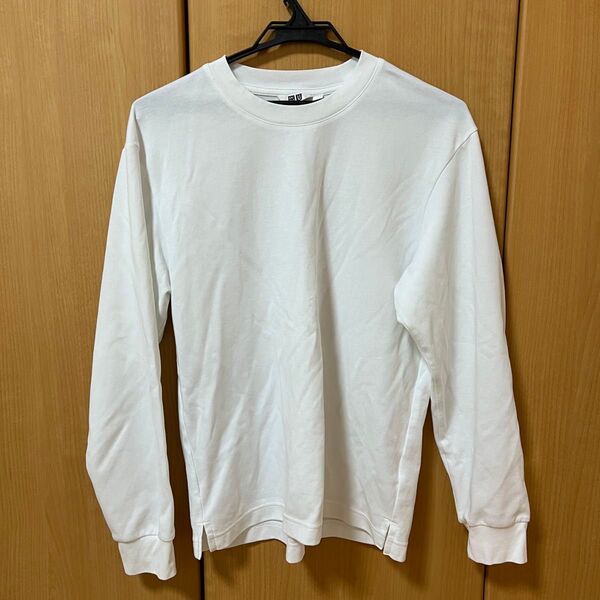 ユニクロ エアリズムコットンクルーネックTシャツ ホワイト 男女兼用Sサイズ
