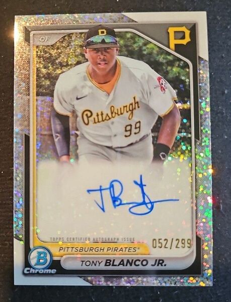 Tony Blanco Jr. 2024 TOPPS BOWMAN CHROME auto 299シリアル