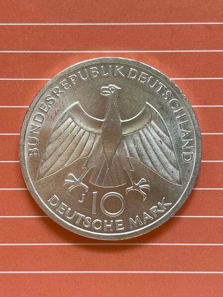 ミュンヘンオリンピック記念銀貨 2次 10マルク 1972年